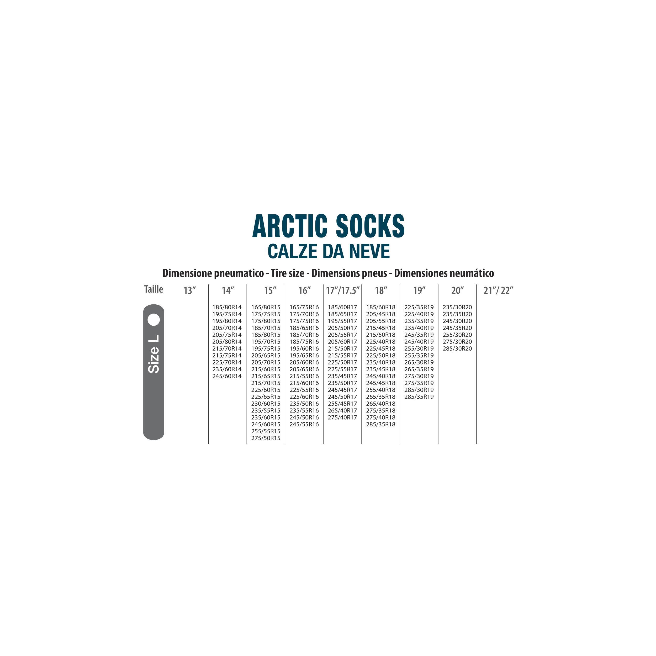 Chaussettes à neige textile Arctic
