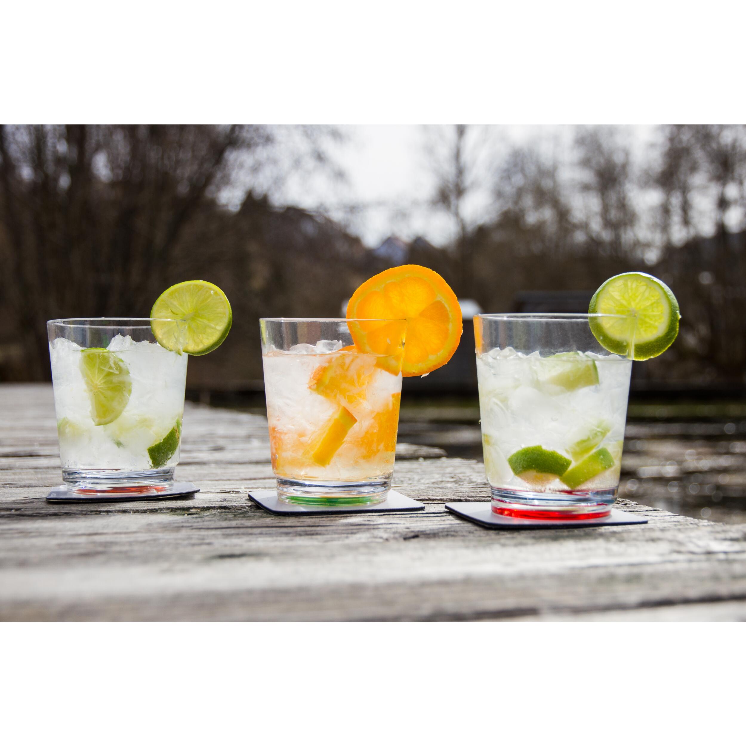 Lot de 6 verres à eau aimantés