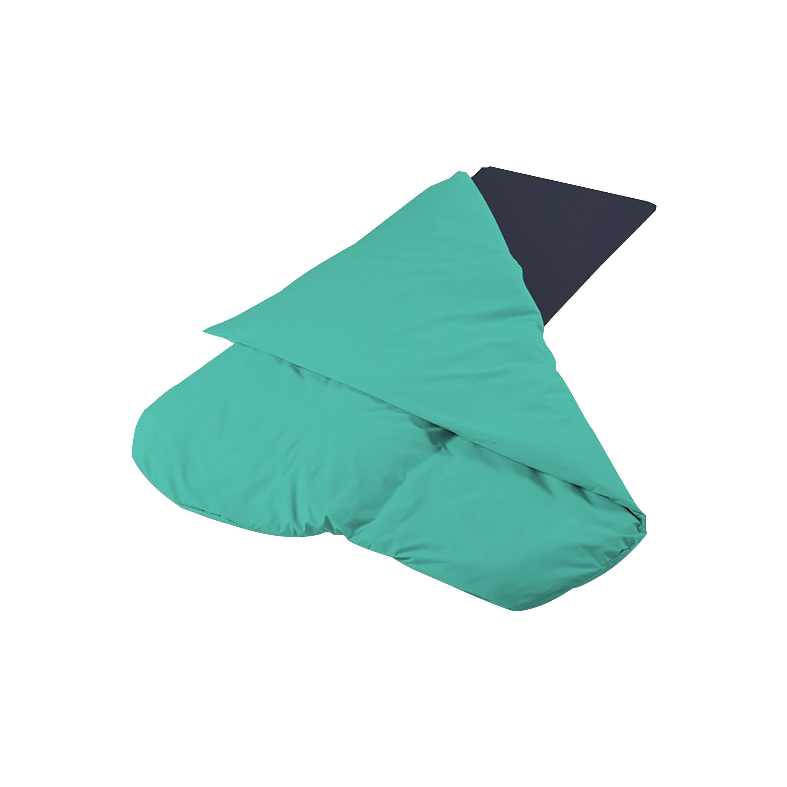 Housse supplémentaire couchage grand confort : Toit relevable 100 cm Turquoise