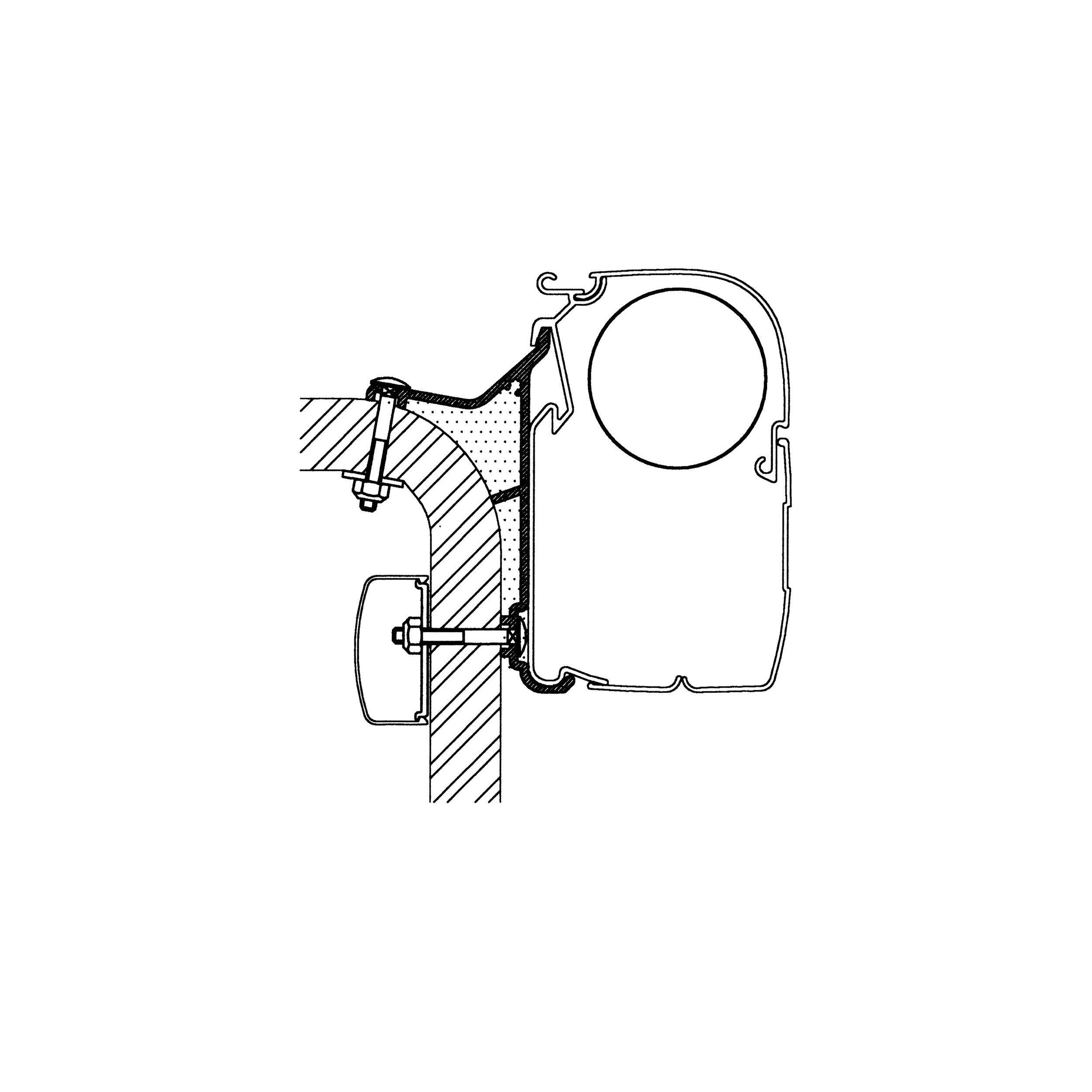 Adaptateur de stores Hymer Van  / B2
