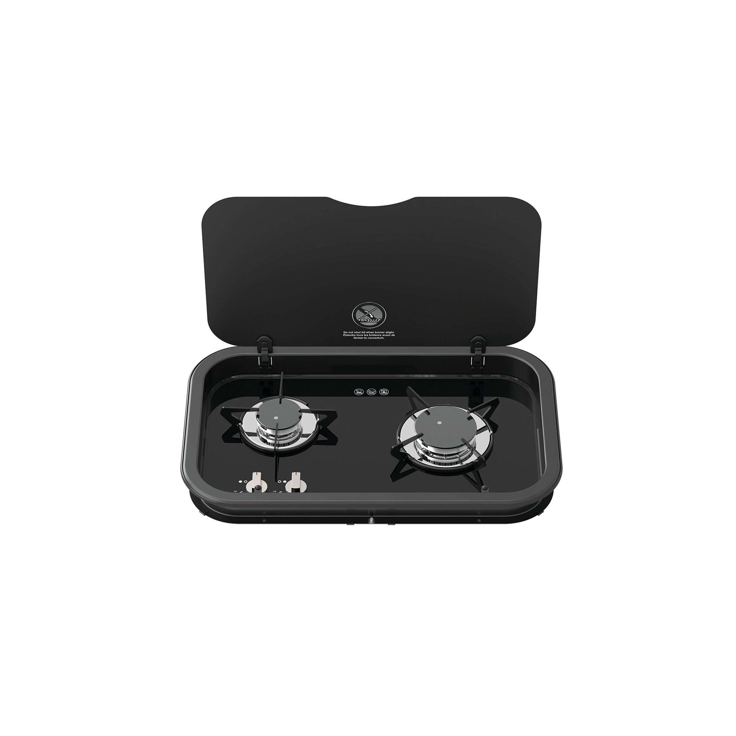 Plaque de cuisson 2 feux gaz Top Line 165 : Version horizontale