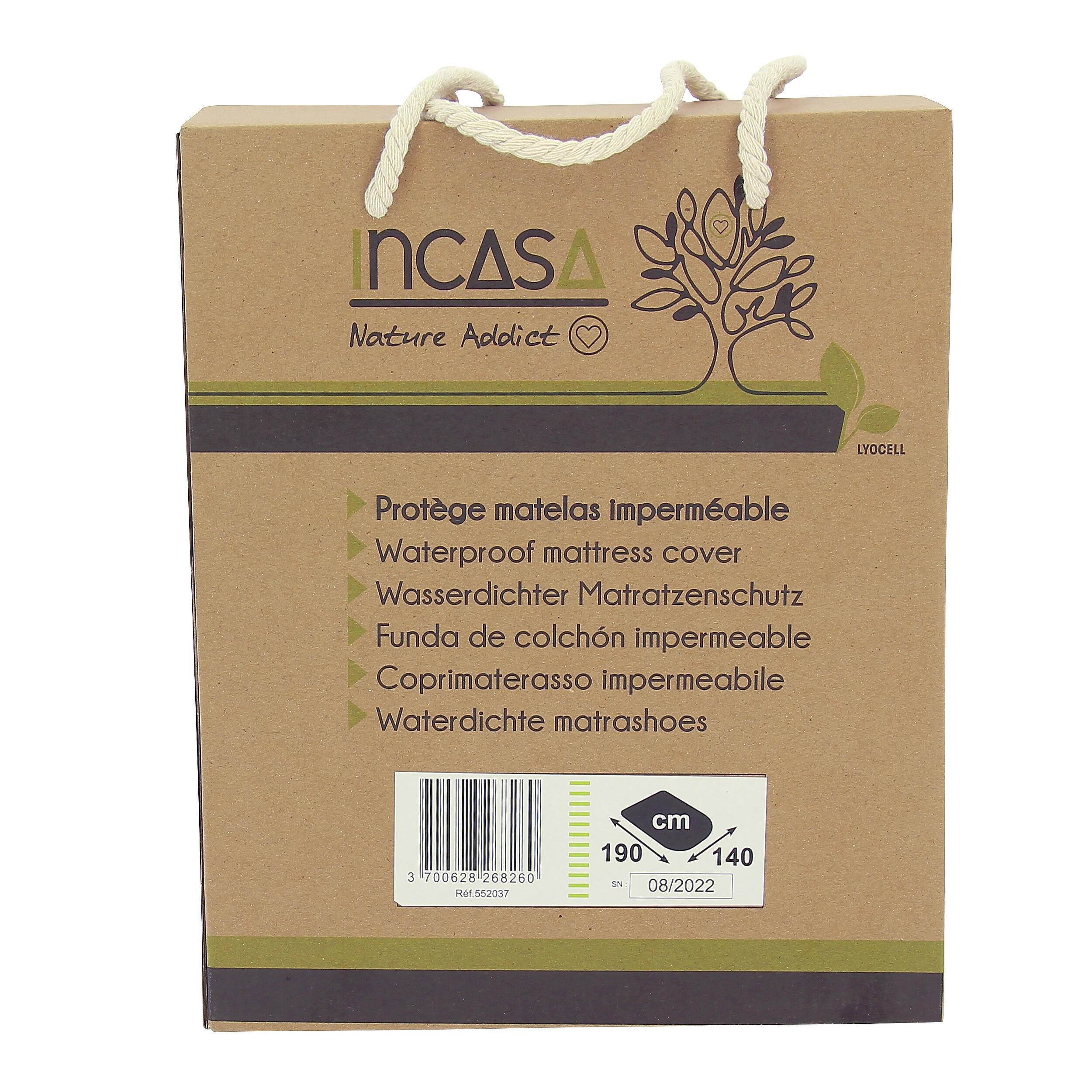 Protège-matelas imperméable en Lyocell