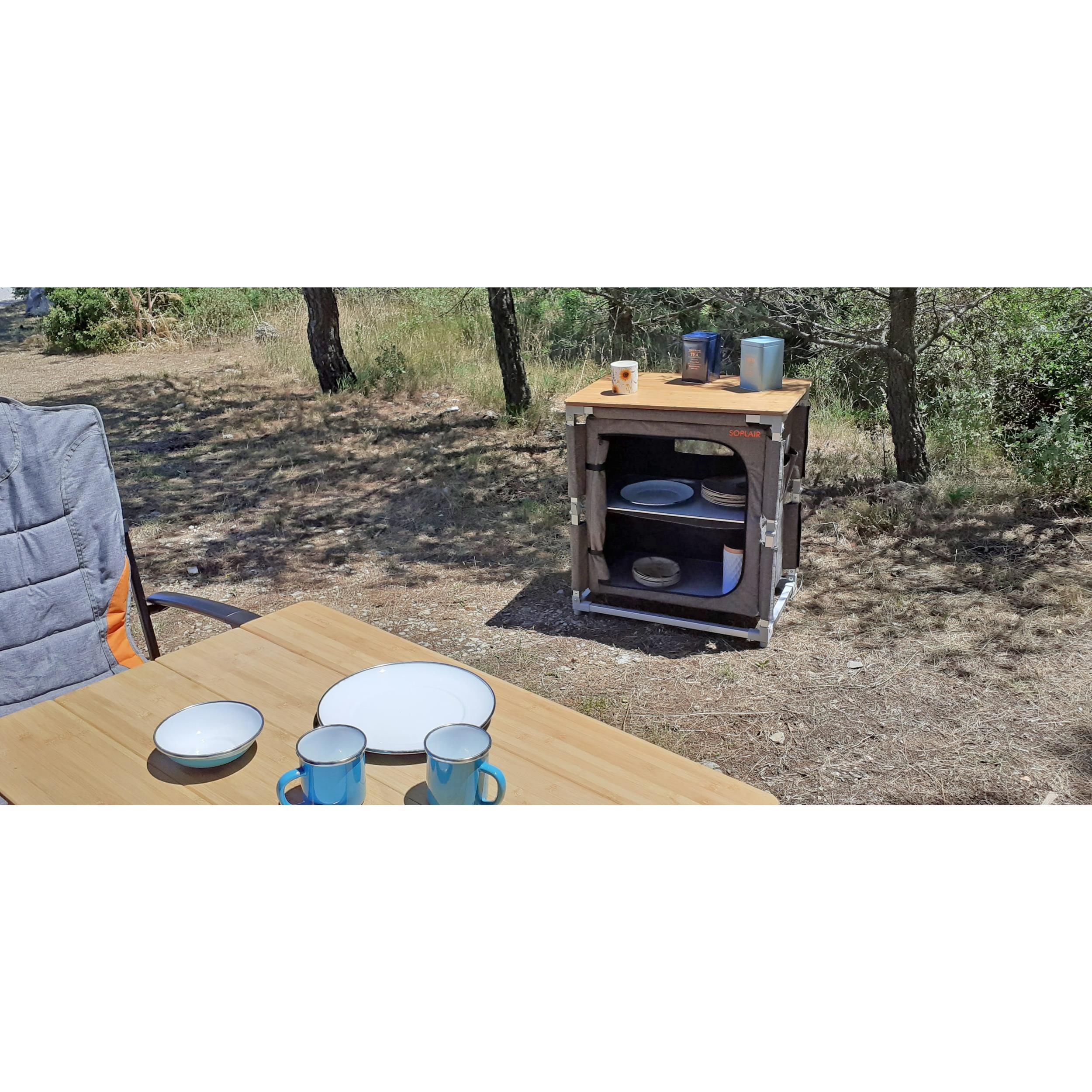 Meuble de rangement 2 étagères EasyQuick Jaipur