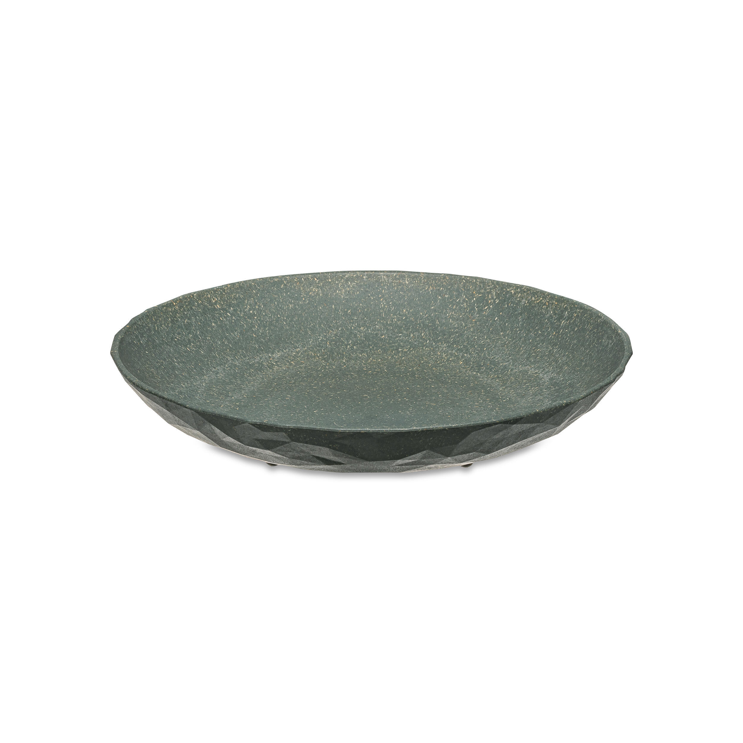 Lot de 4 assiettes creuses CLUB : Coloris gris