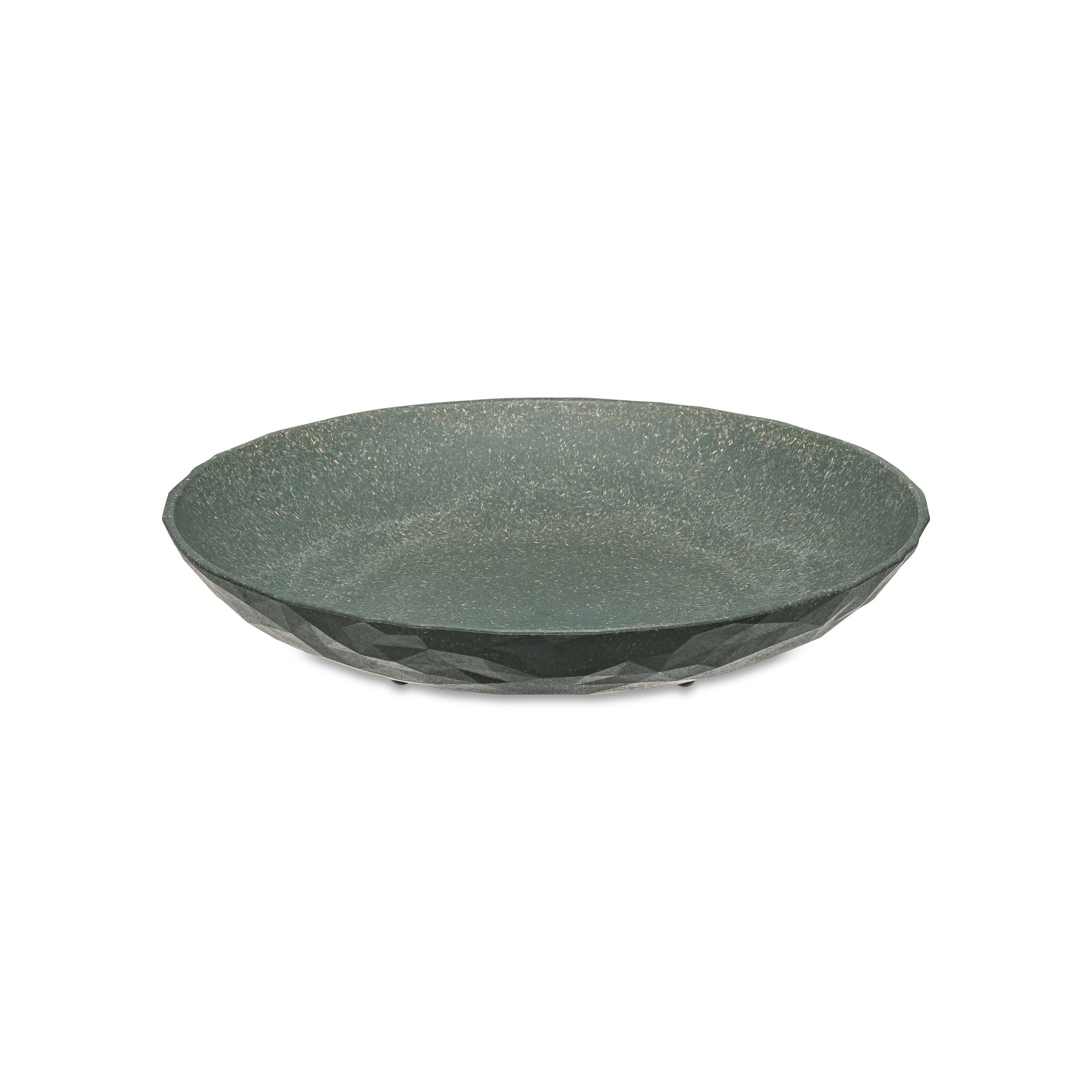 Lot de 4 assiettes creuses CLUB : Coloris gris