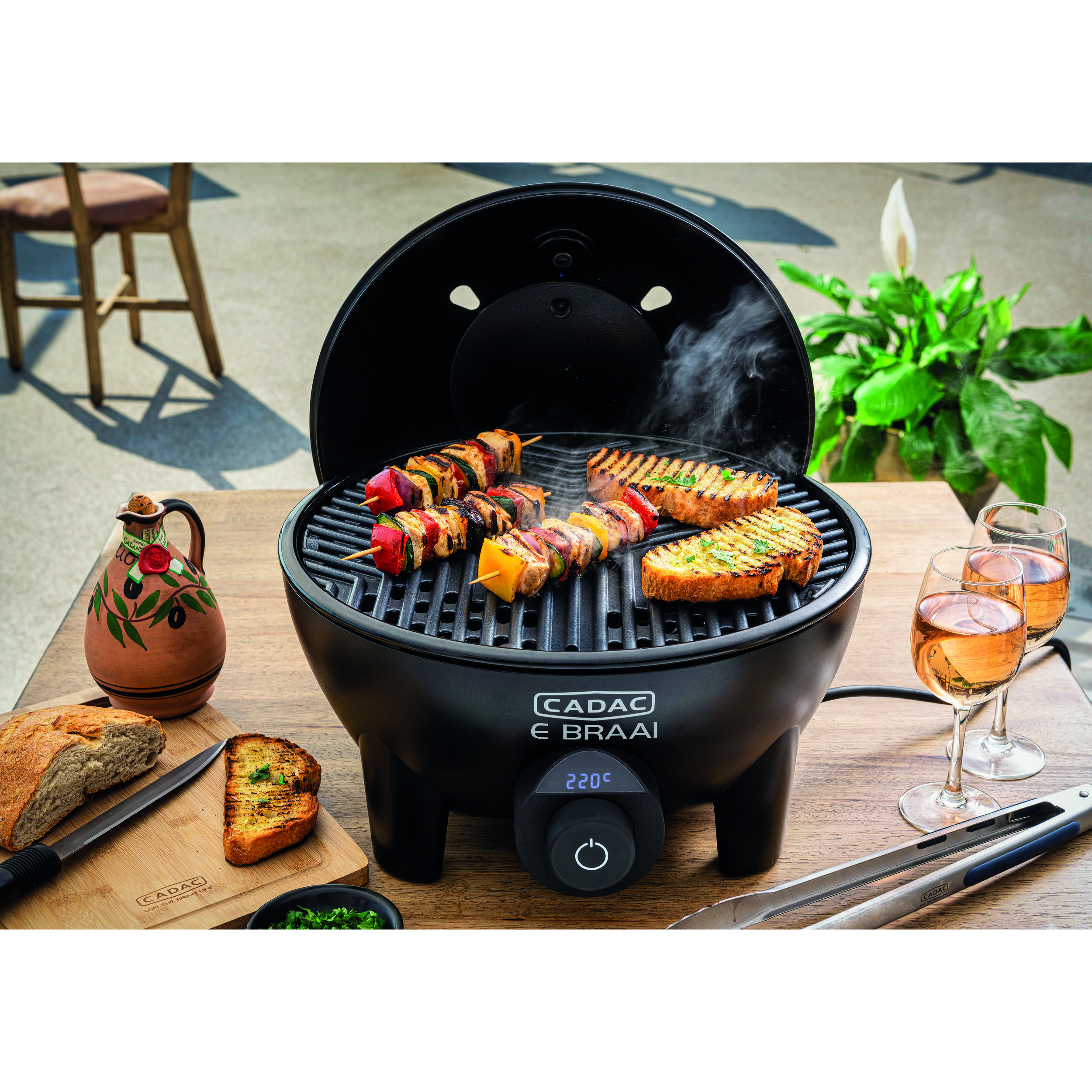 Barbecue de table électrique E-Braai noir