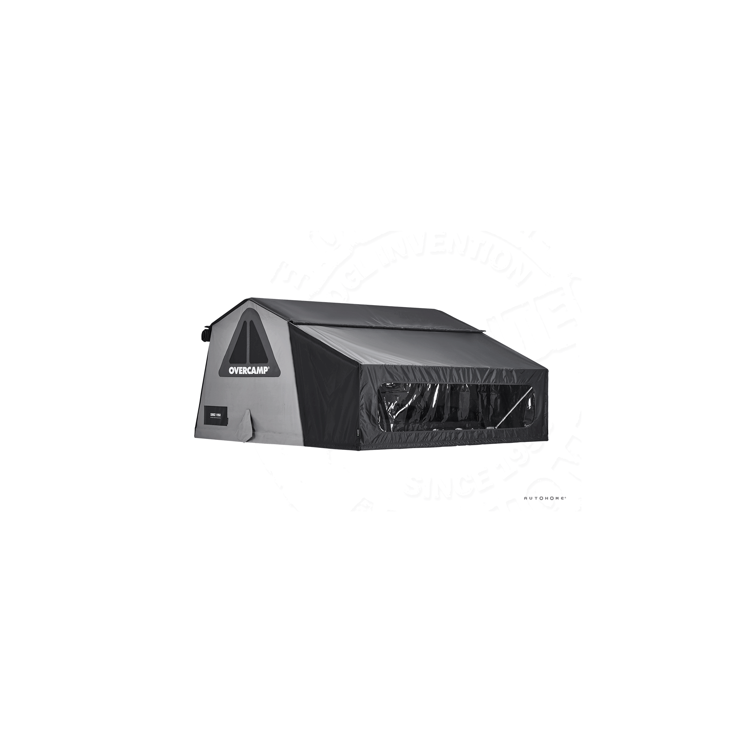 Tente de toit Nino Cirani Overcamp : Medium coloris gris