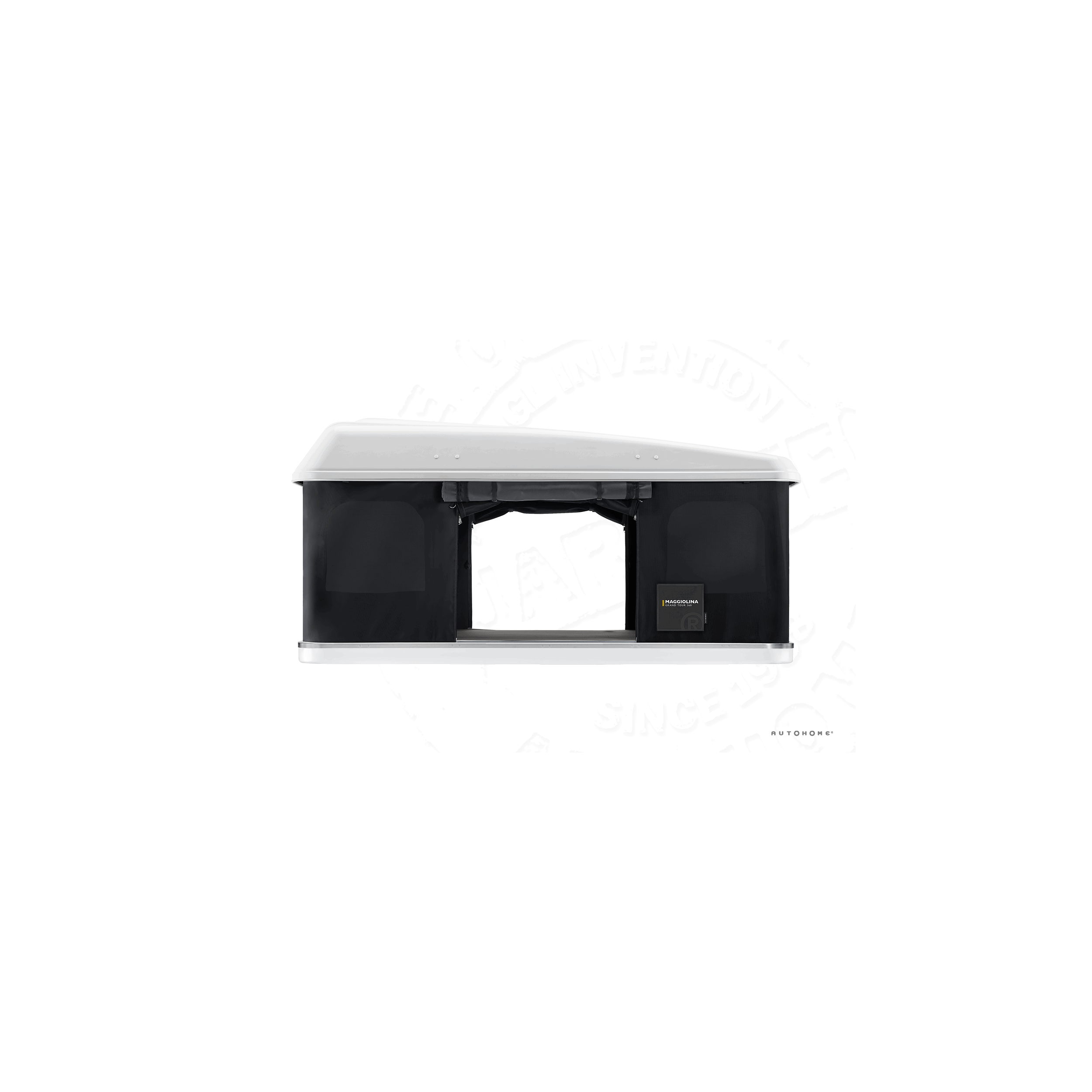 Tente de toit Maggiolina Grand tour 360° : Large X-Long coloris carbone