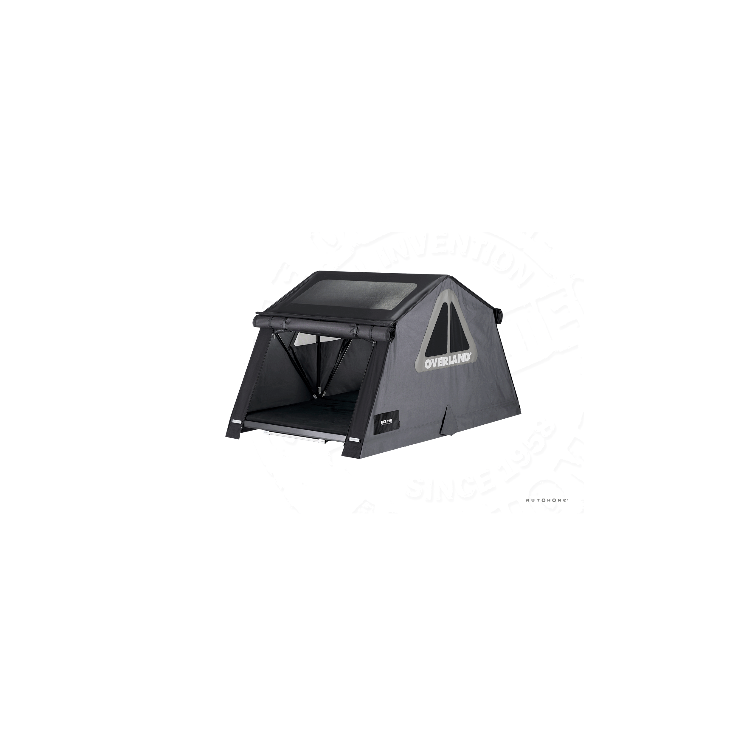 Tente de toit Nino Cirani Overland : Medium coloris carbone - Version explorer