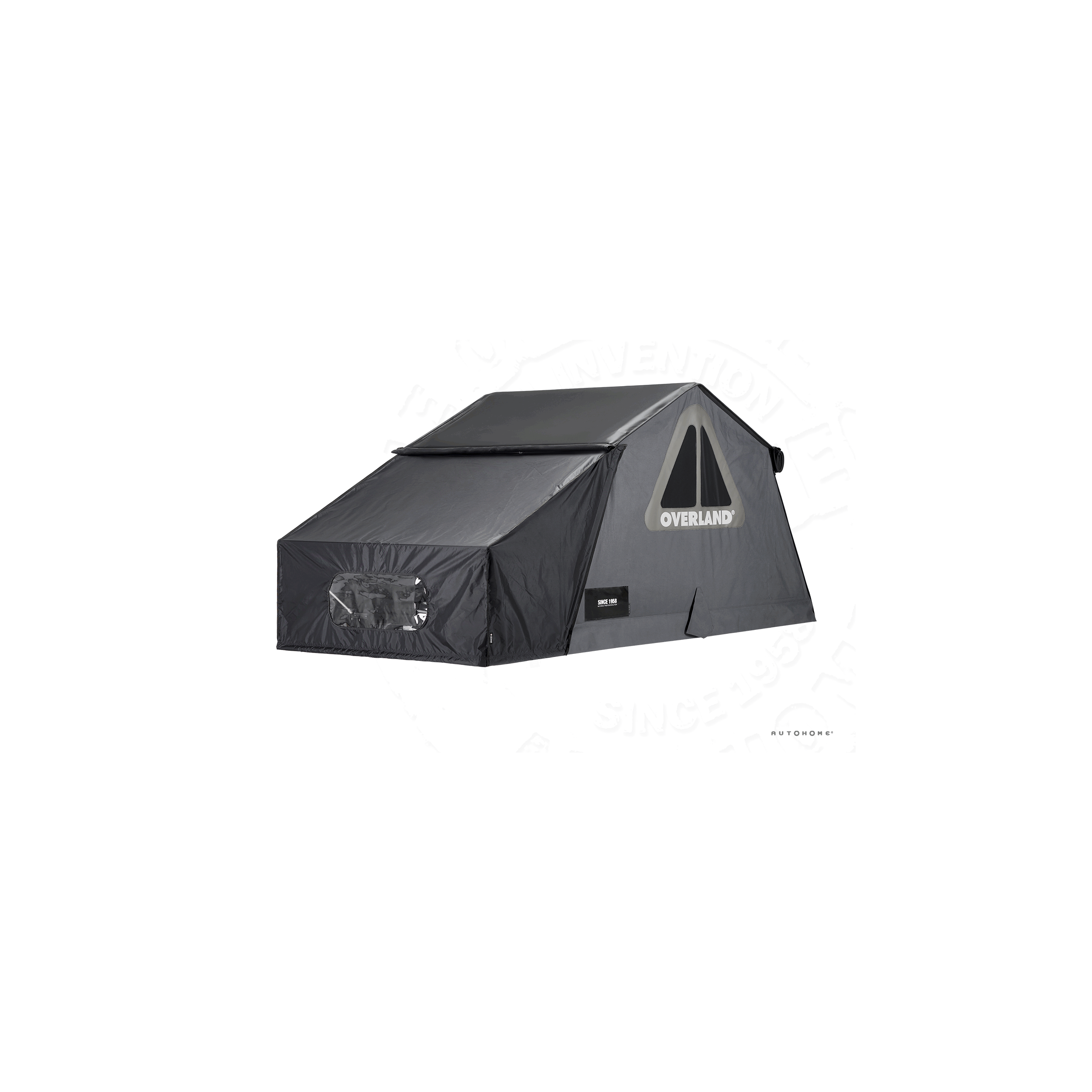 Tente de toit Nino Cirani Overland : Small coloris carbone - Version explorer