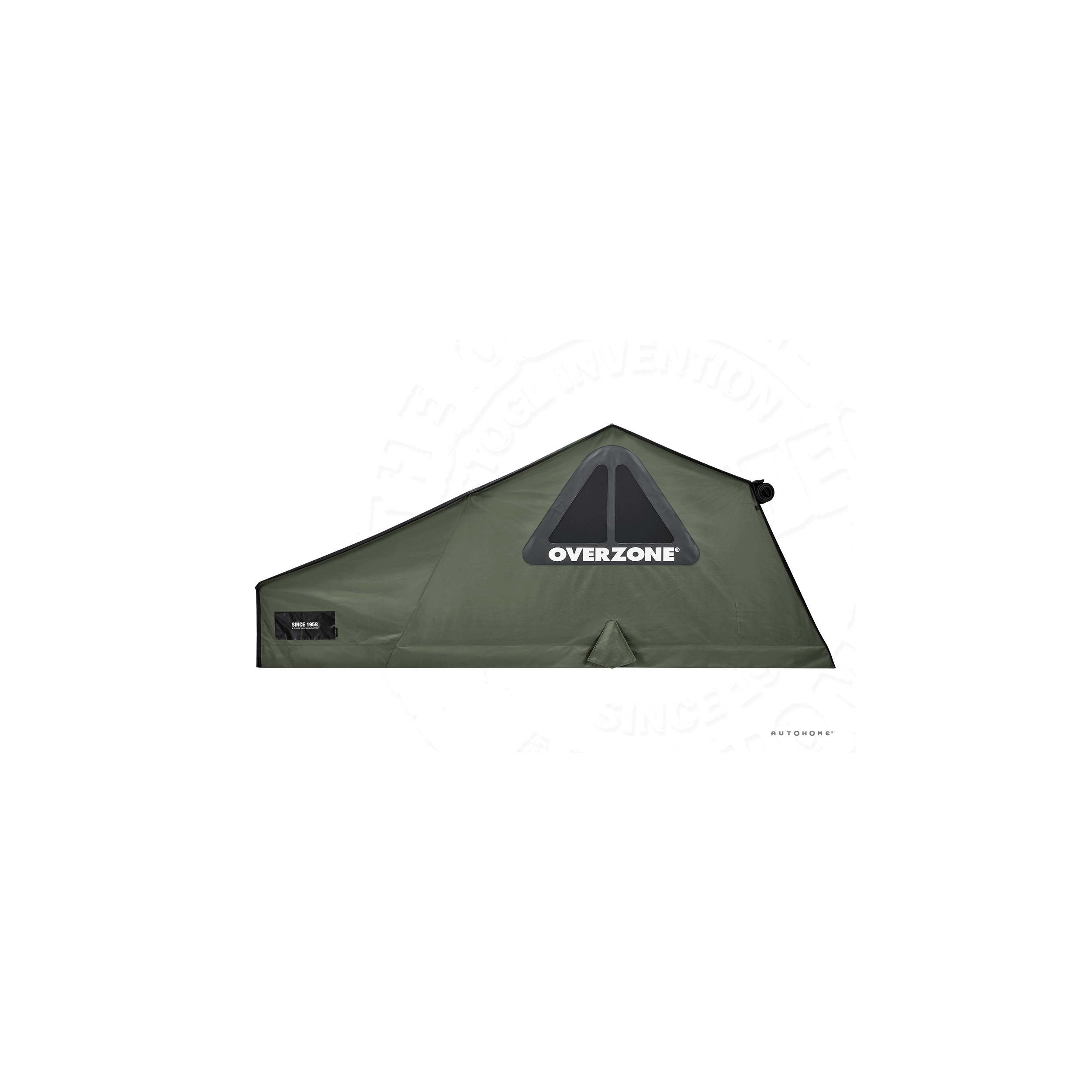 Tente de toit Nino Cirani Overzone : Medium coloris vert - Version explorer