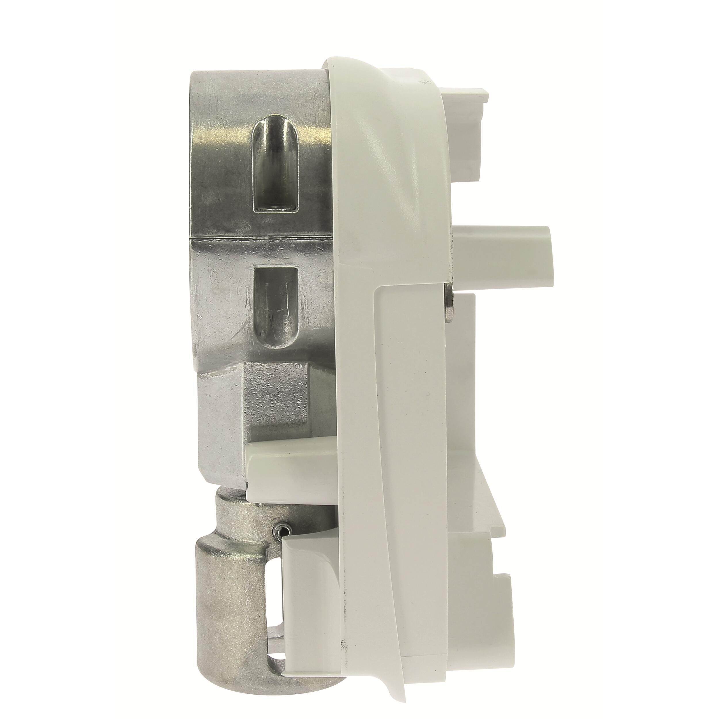 Flasque gauche : Embout d'extrémité gauche couleur blanche