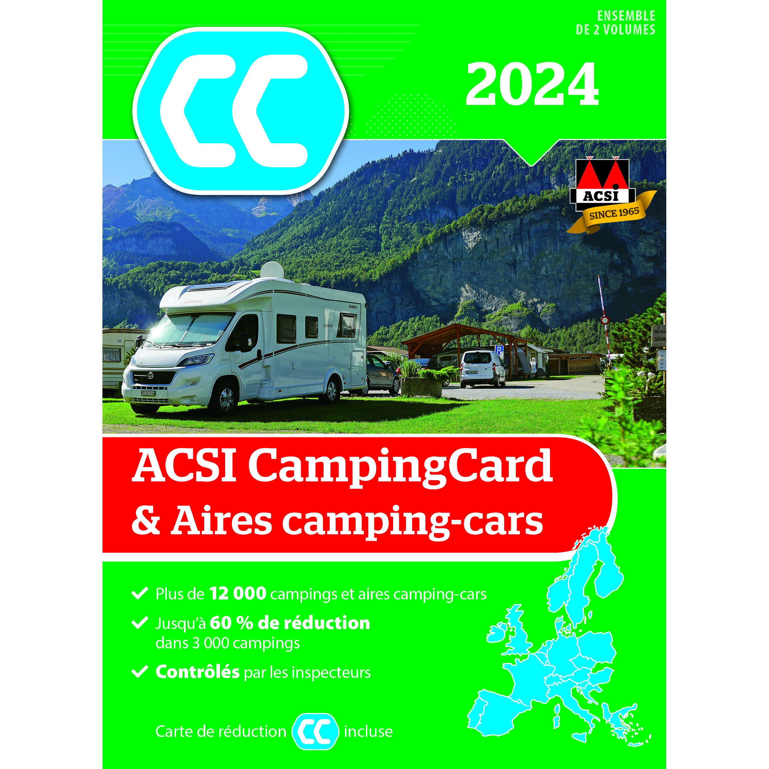 Guide CampingCard & Aires camping-cars 2024 français