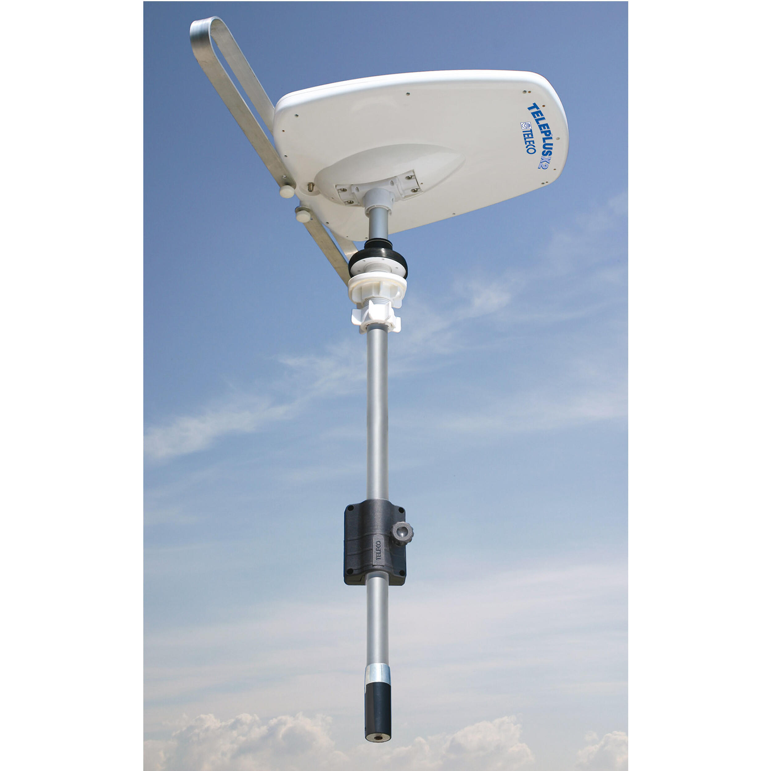 Teleplus antenne TV directionnelle Double polarité avec VHF, UHF V/O & amplificateur AT412 5G