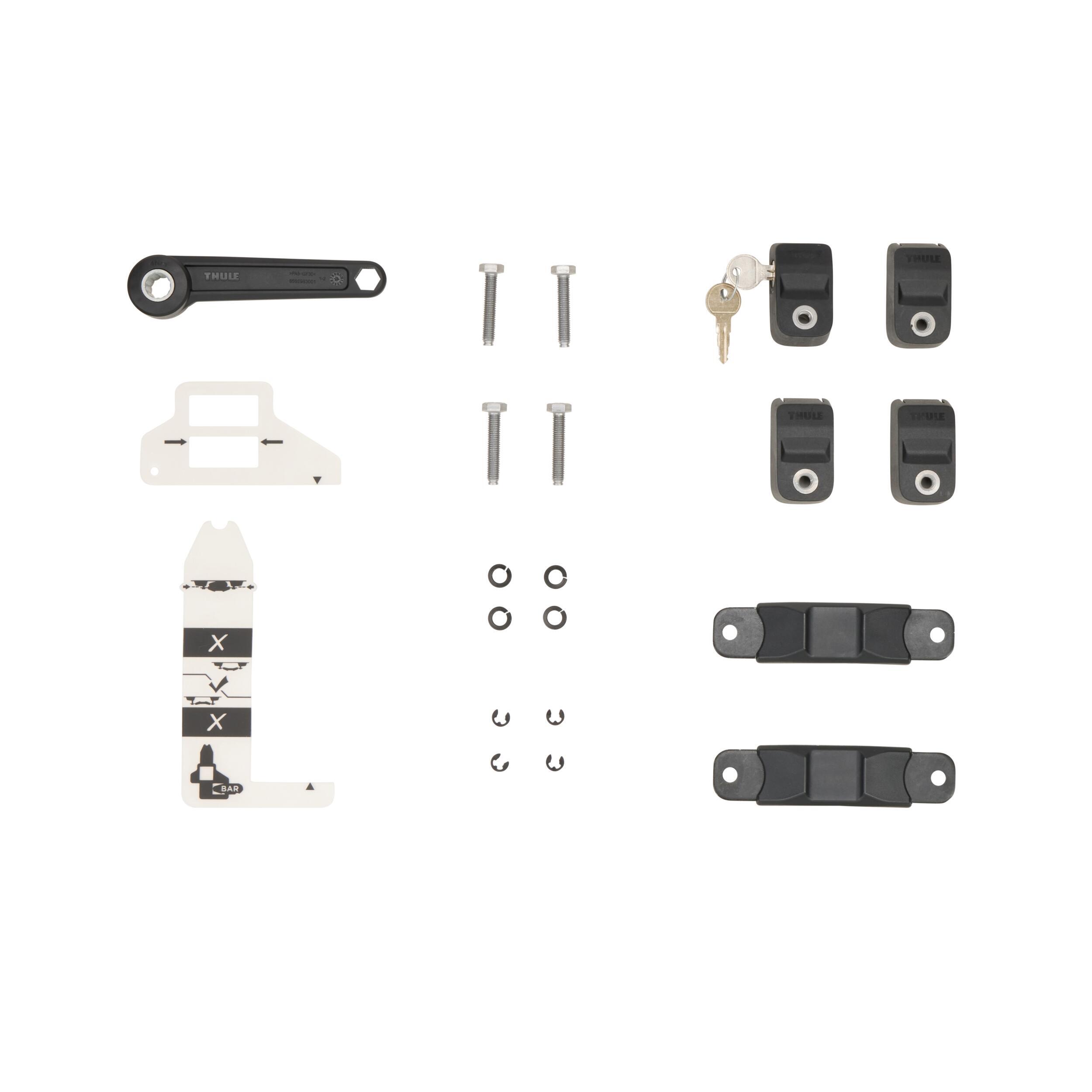 Supports de montage pour tente de toit : - 2 packs