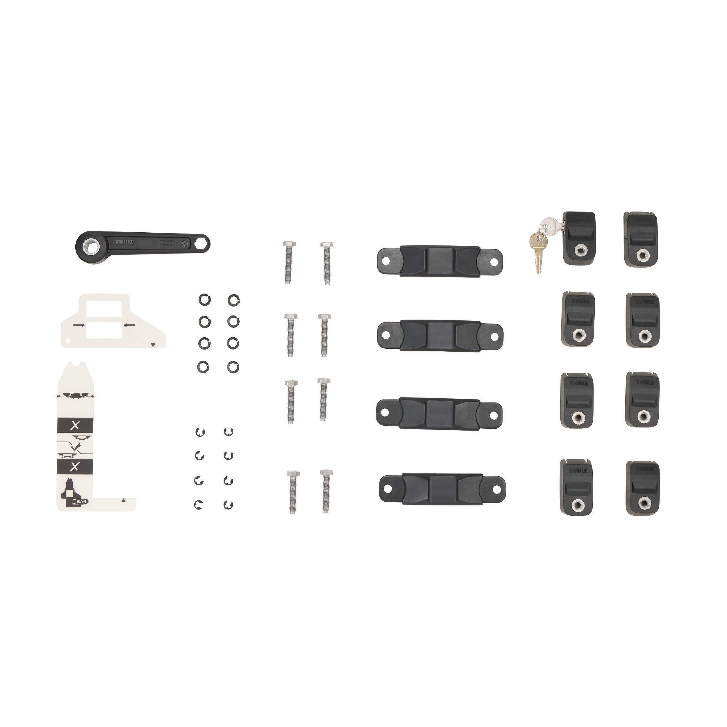 Supports de montage pour tente de toit : - 4 packs