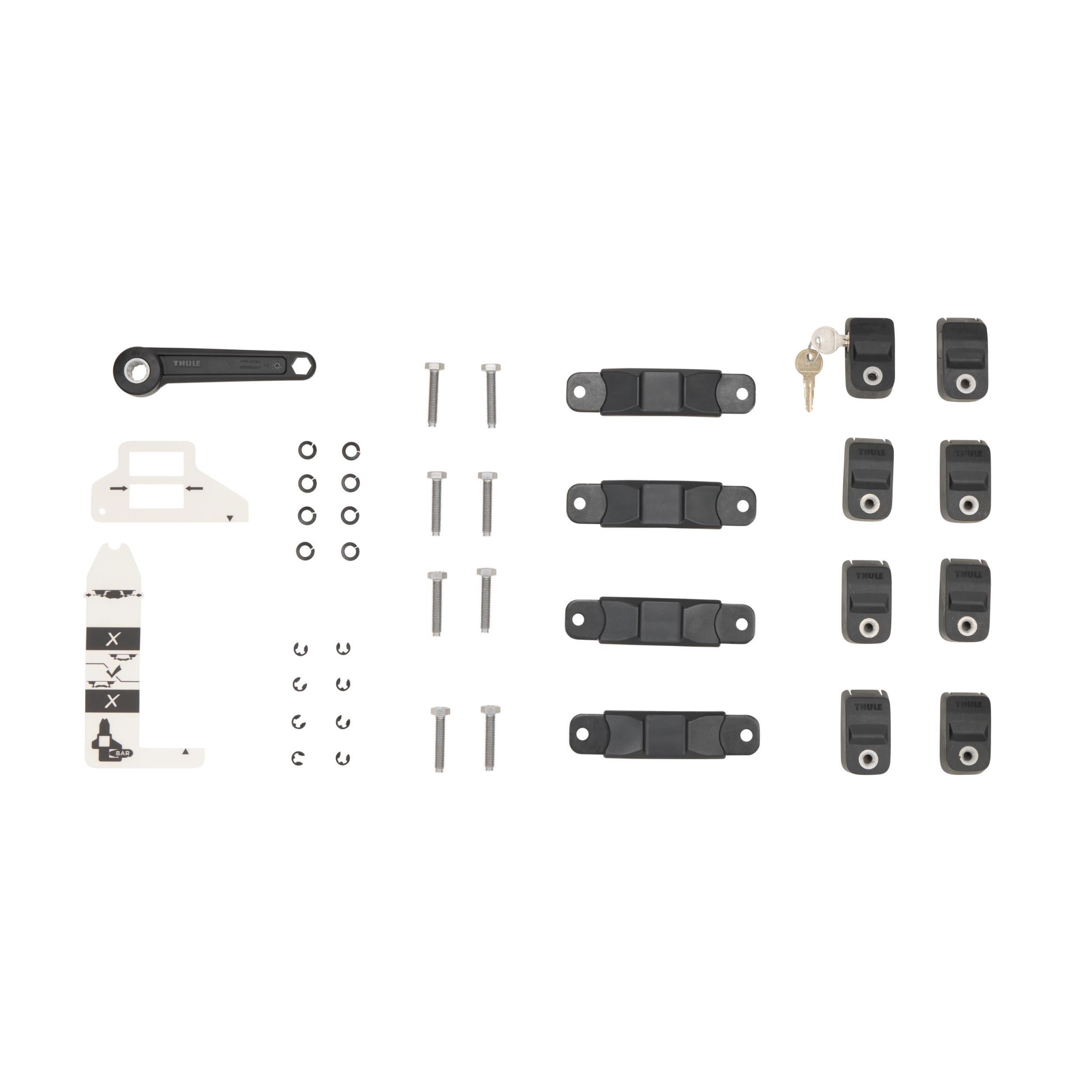 Supports de montage pour tente de toit : - 4 packs
