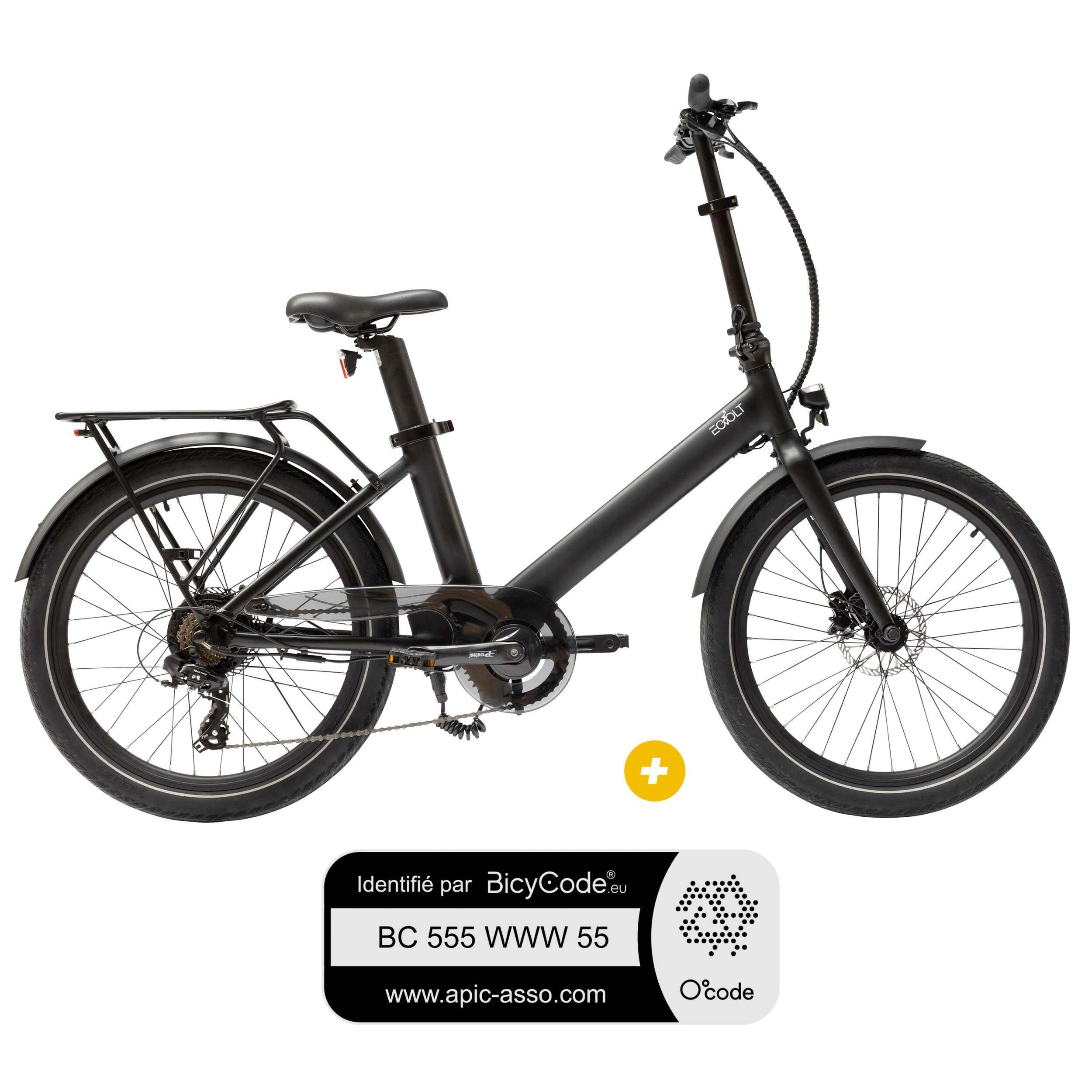 Vélo à assistance électrique semi pliant EVENING 24''