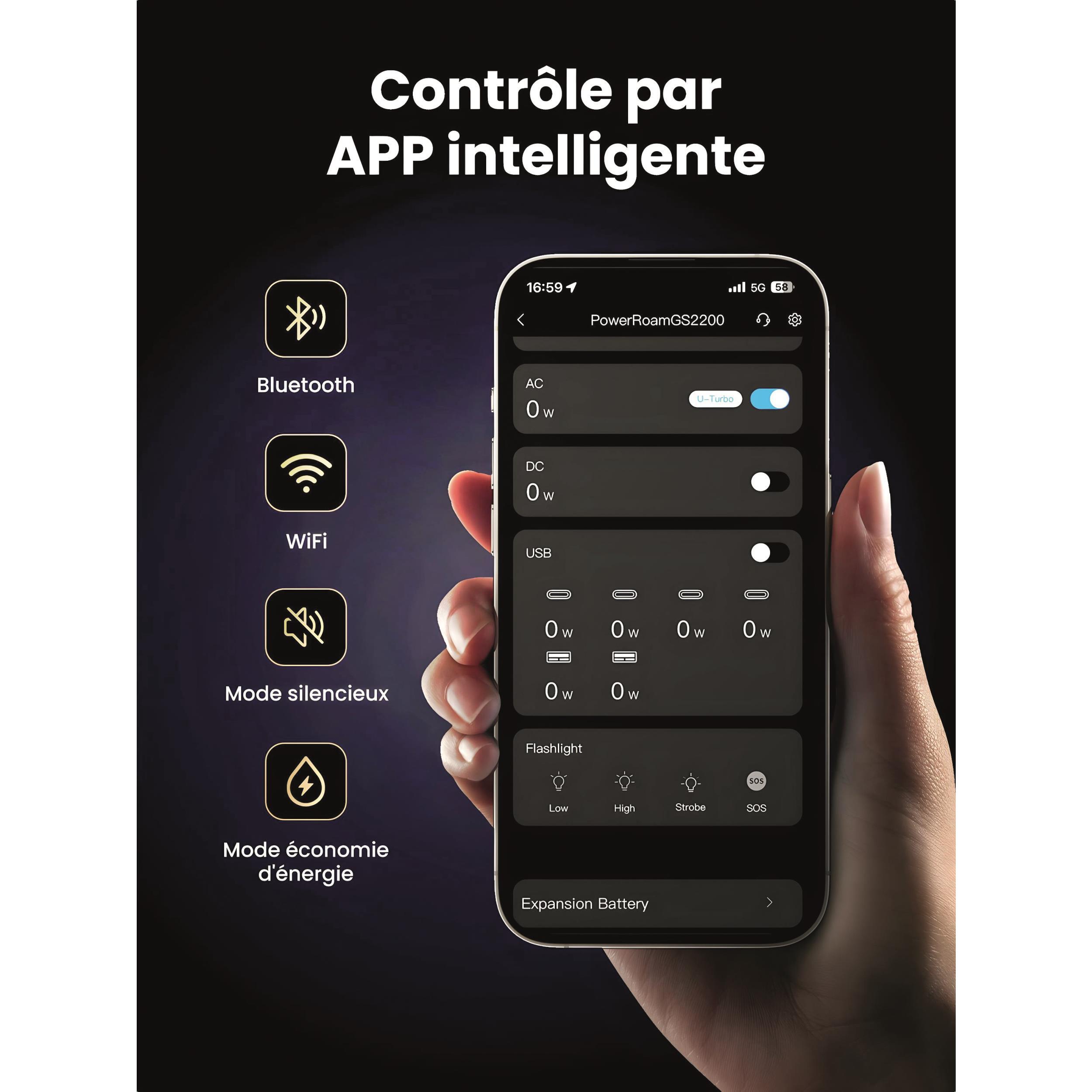 Batterie d'extension EB2200 pour GS2200