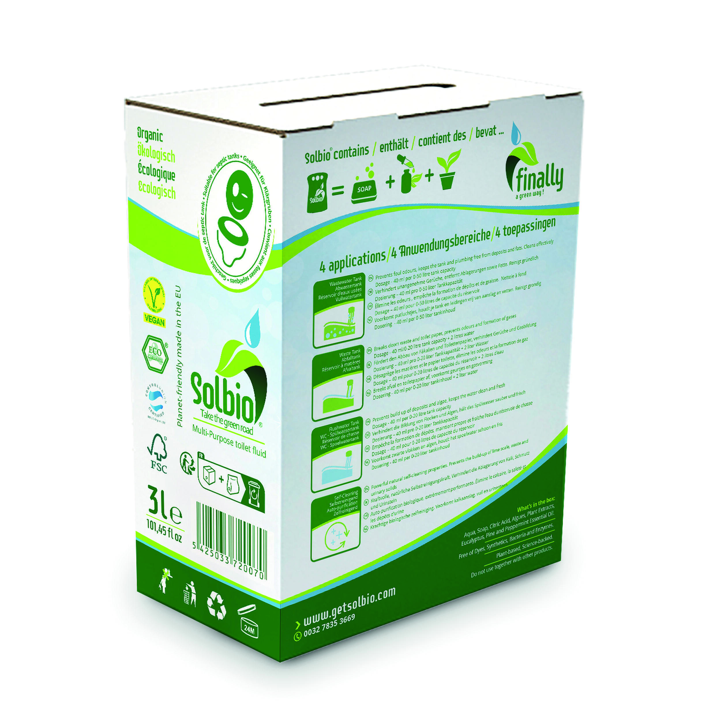 Additif sanitaire biologique Original : L3 3L