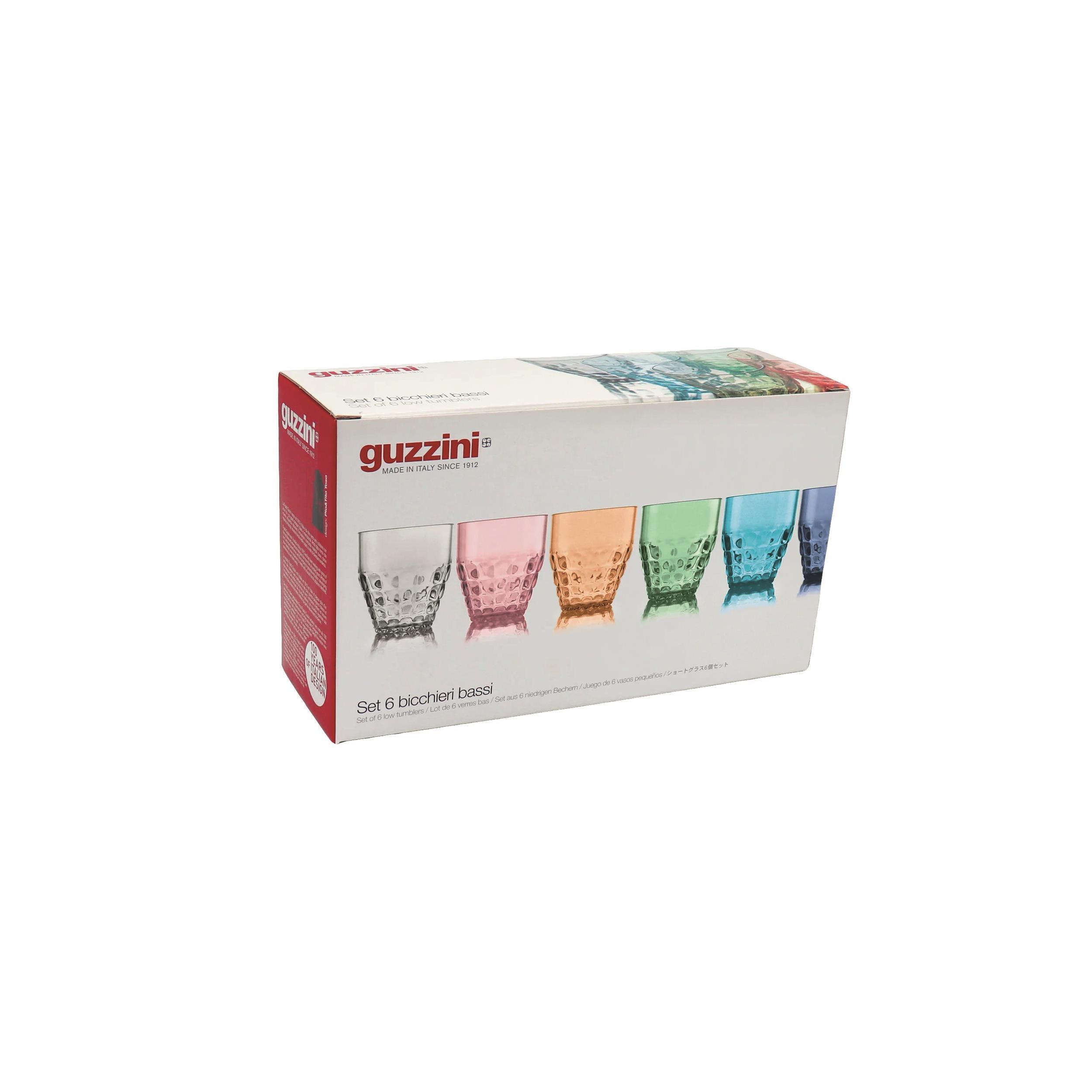 Set de 6 verres bas Tiffany