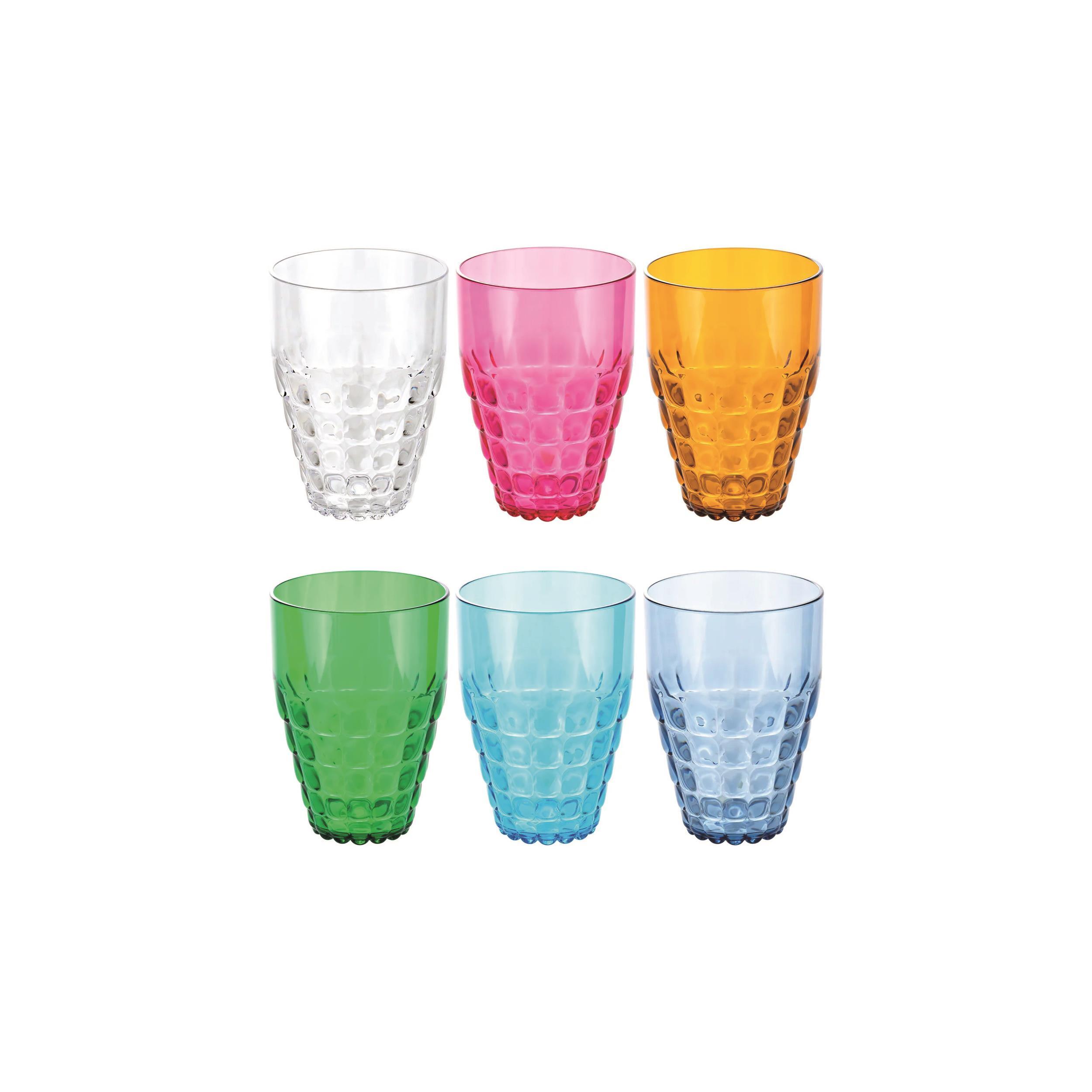 Set de 6 verres bas Tiffany