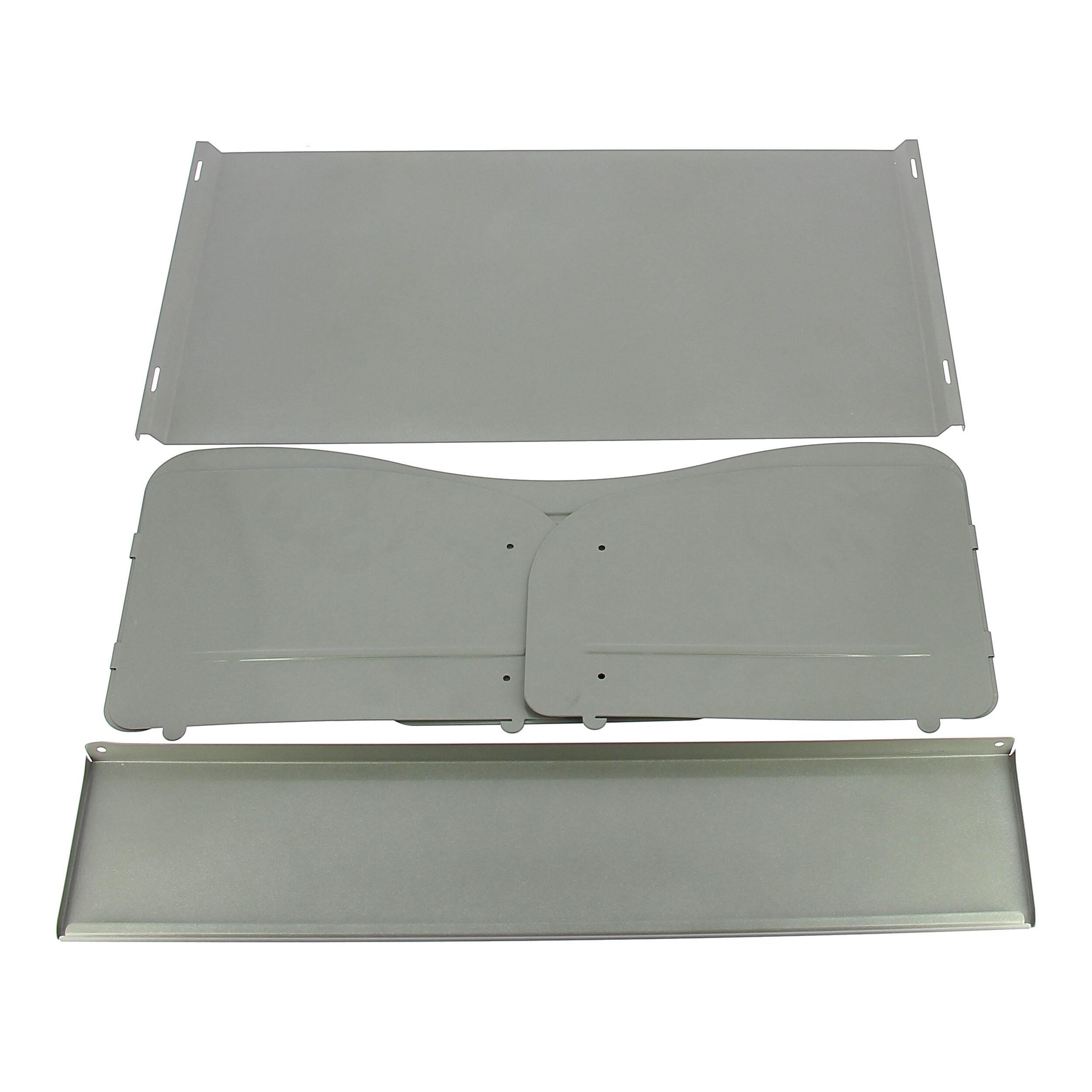 Pare-flammes avec socle et étagère