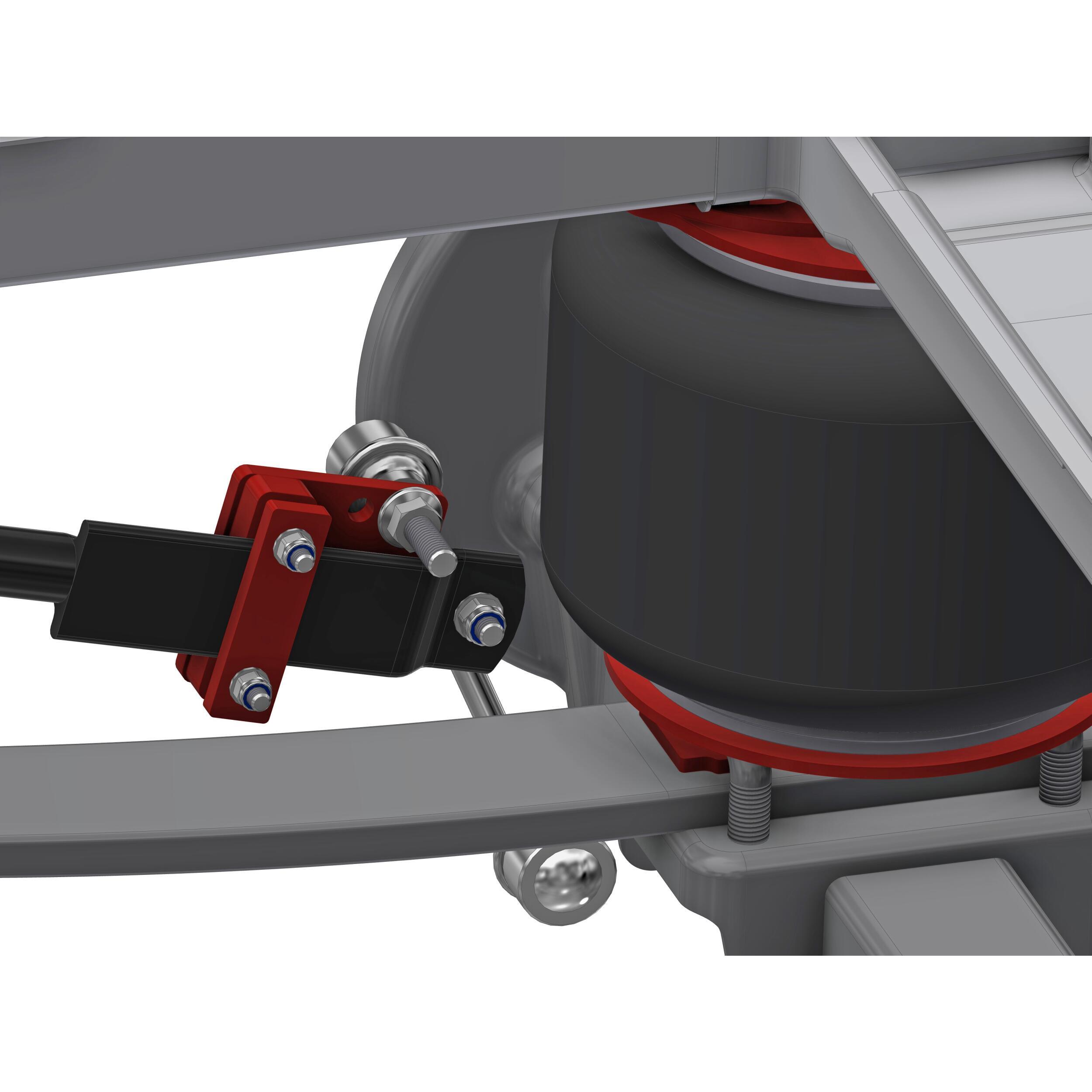 Kit de platines d'adaptation pour suspensions pneumatiques