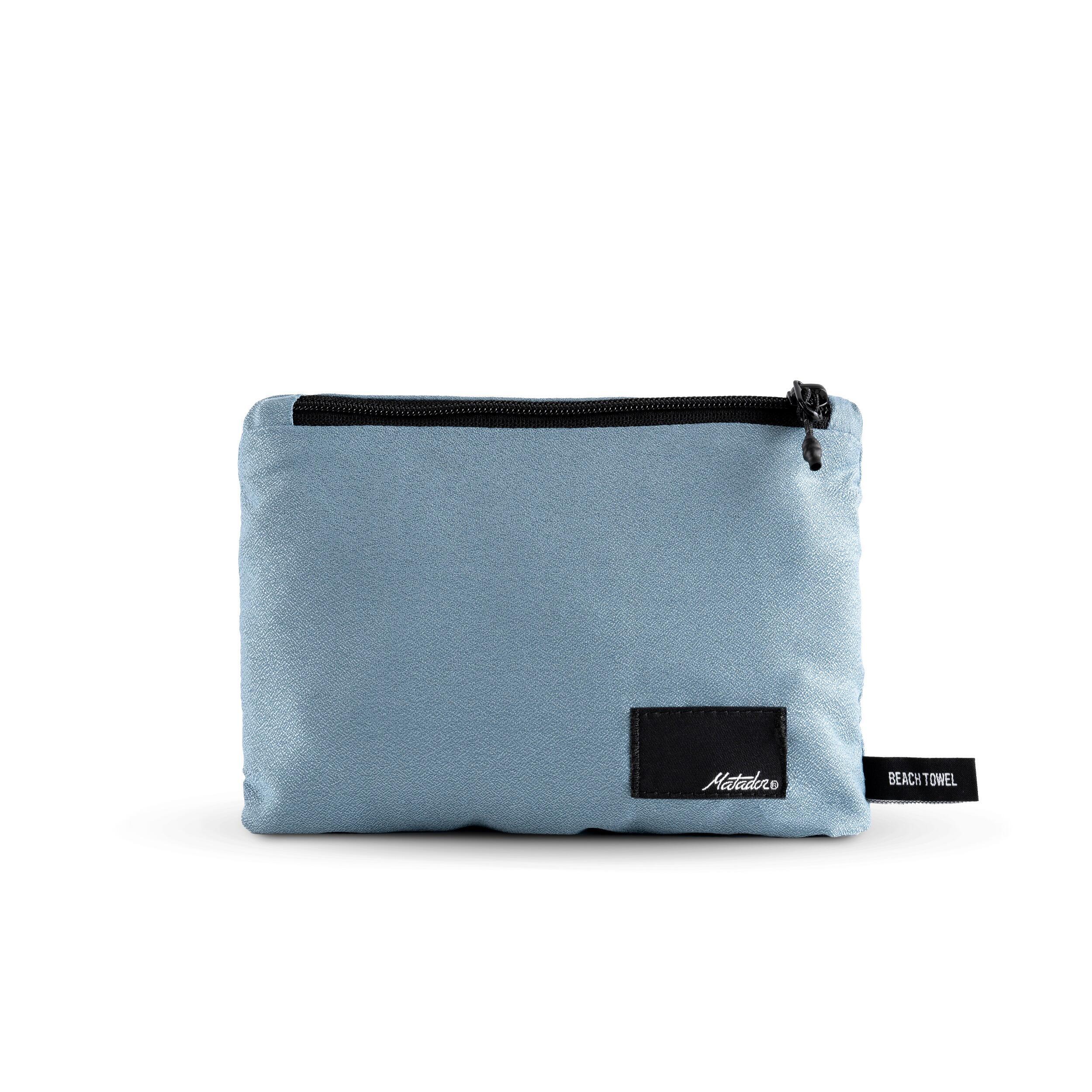 Serviette de plage pliable NanoDry : Bleu ardoise