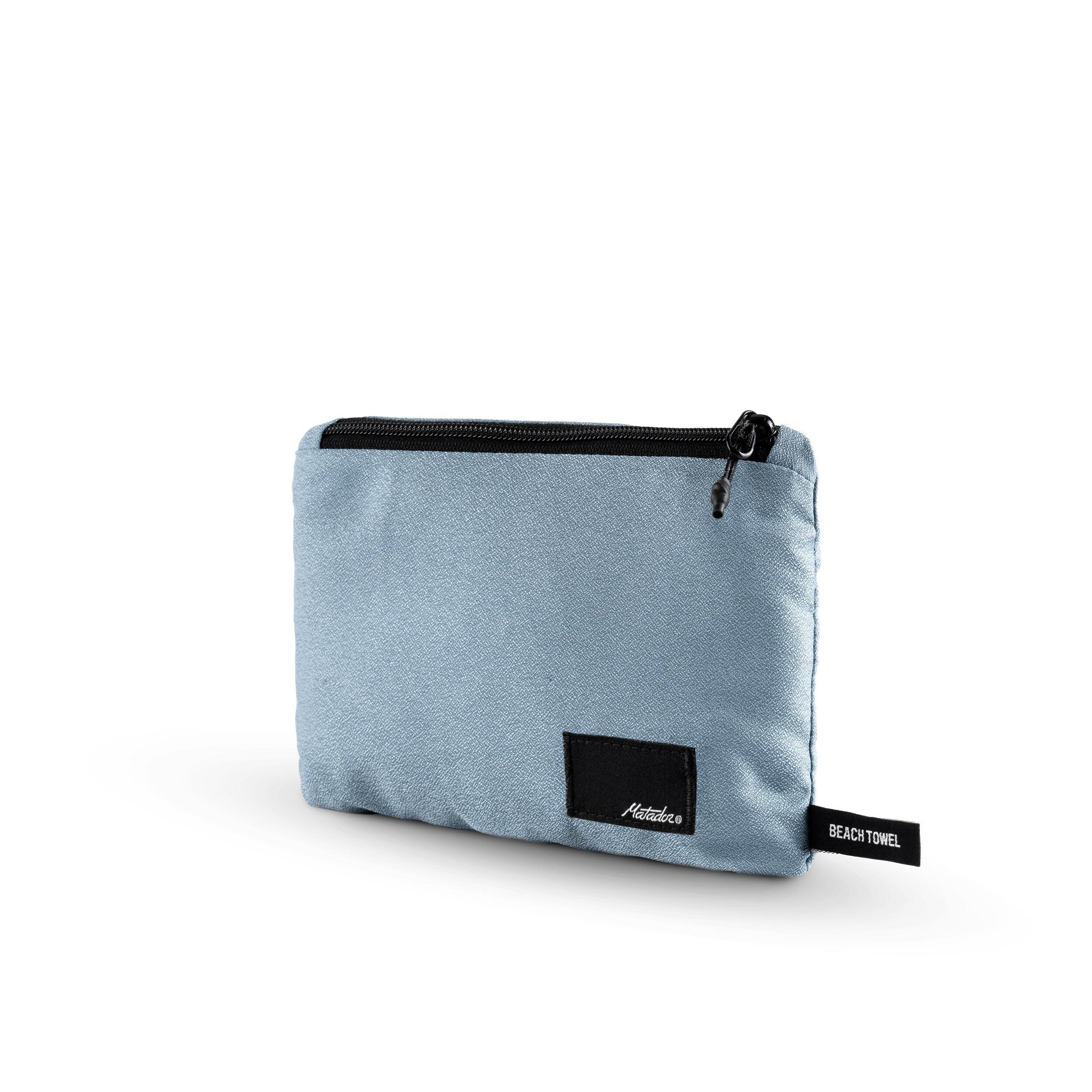 Serviette de plage pliable NanoDry : Bleu ardoise