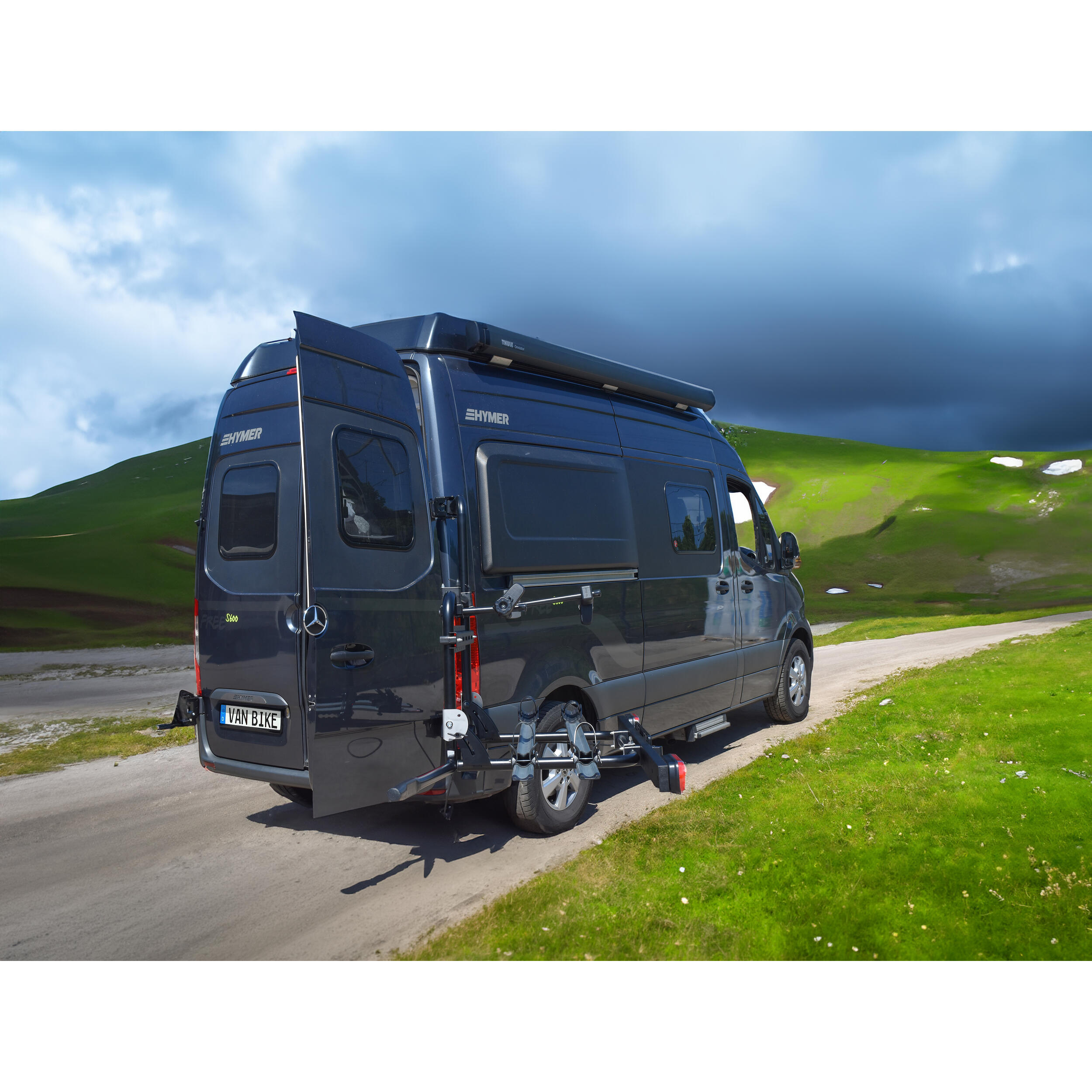 Porte-vélos pivotant pour fourgon Crafter