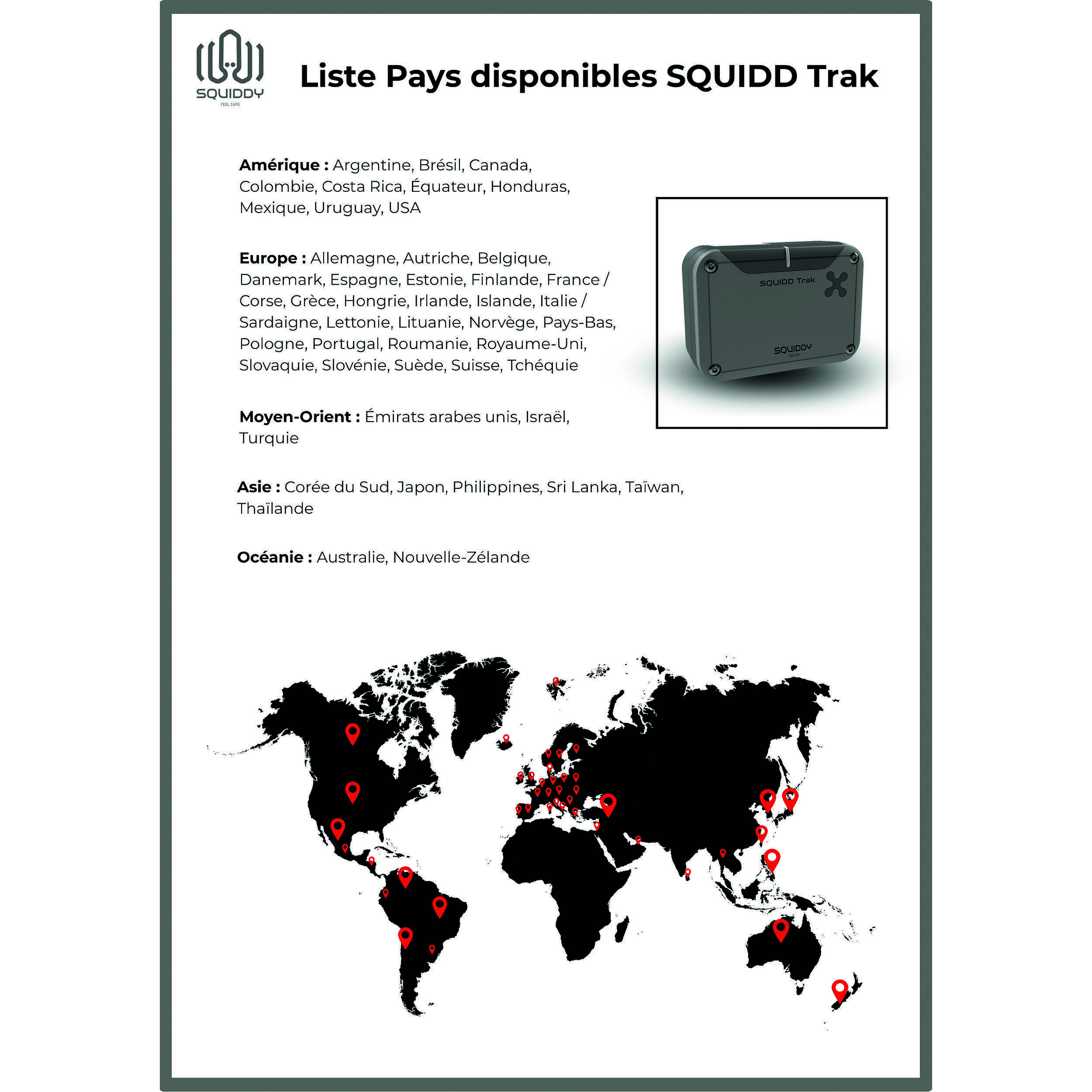 Pack alarme & traceur GPS Squiddy