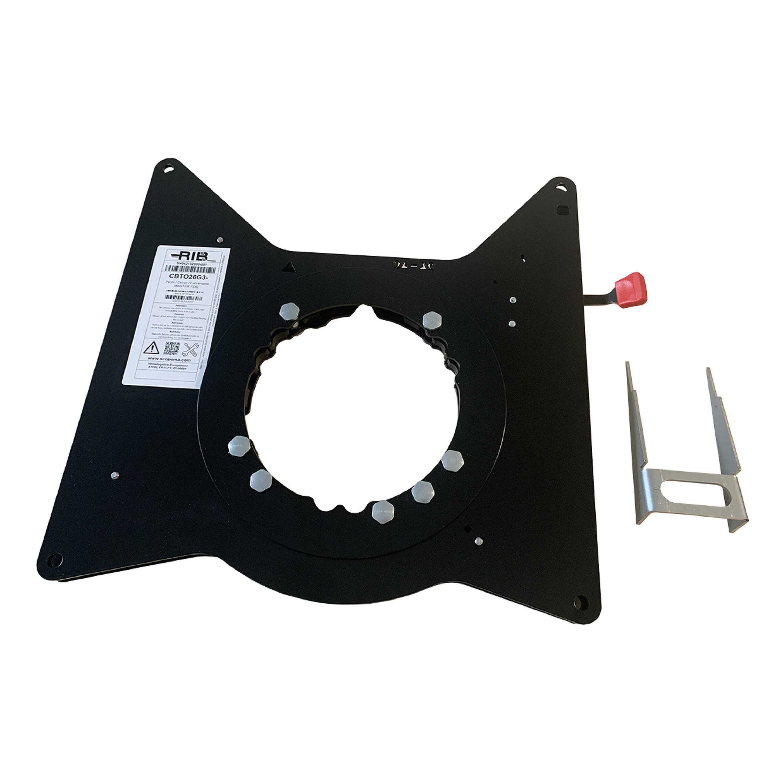 Embase pivotante homologuée V3 Master 3 X62 à partir de 2010