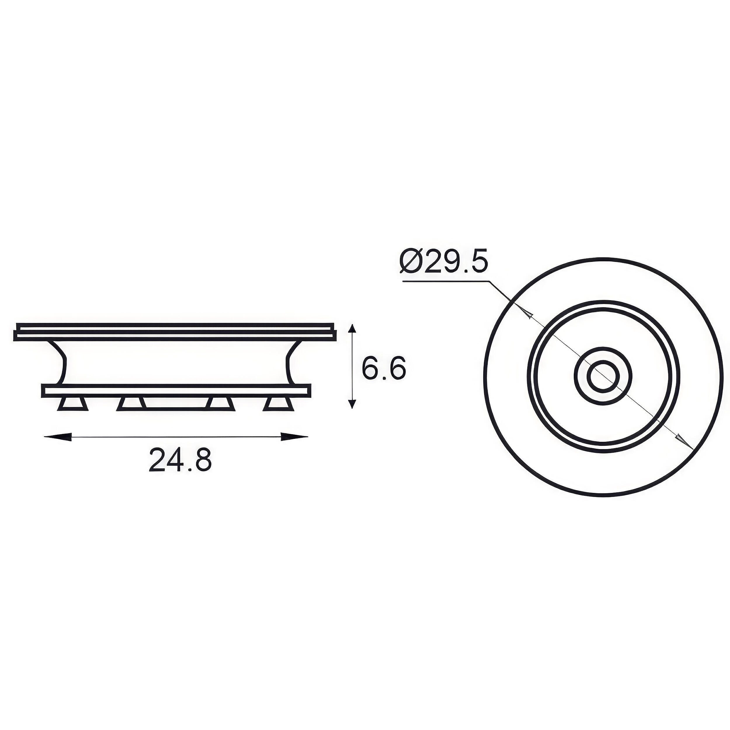 Ensemble de clips pour fixation cloison mâle et femelle