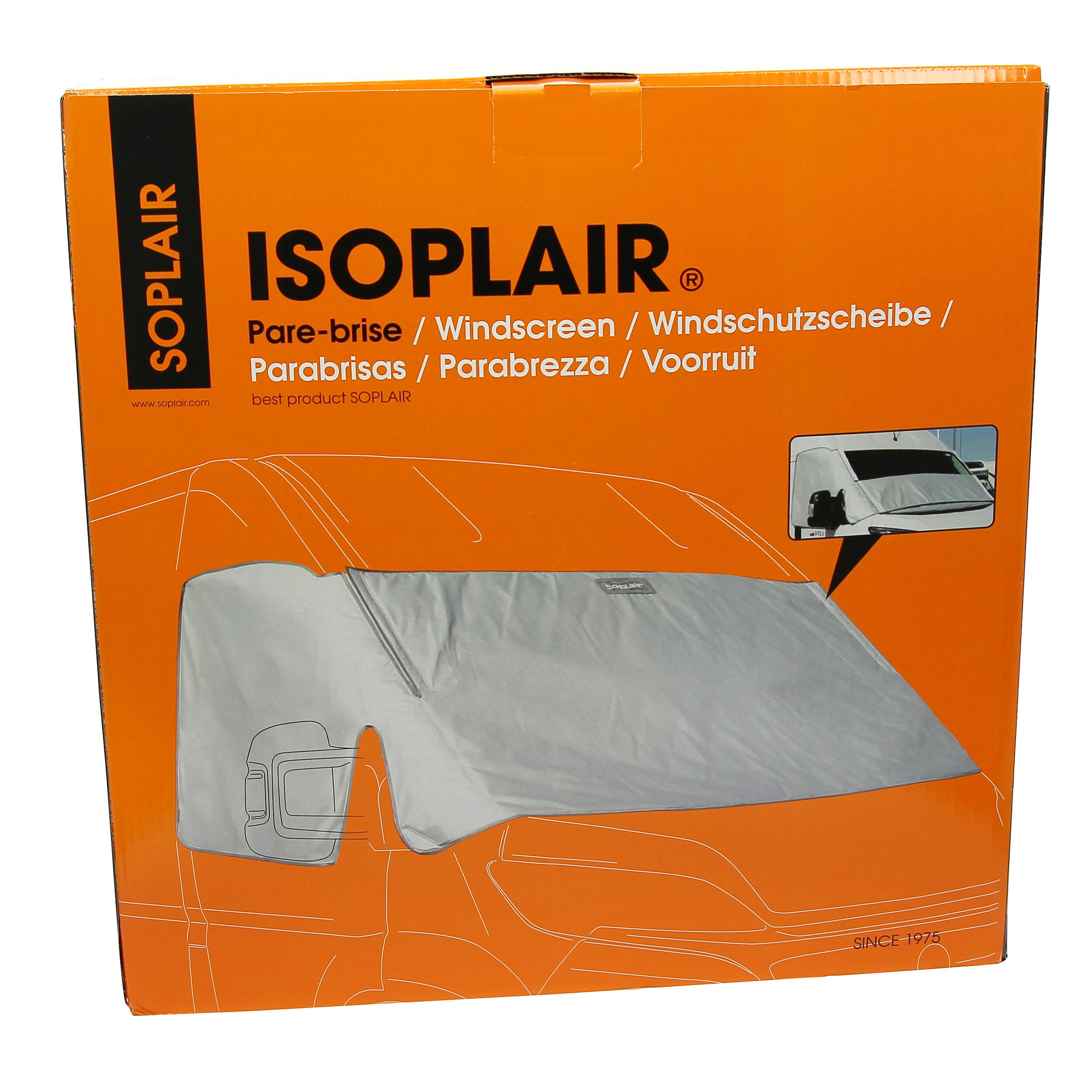 Protection extérieure isotherme ISOPLAIR cabine pour camping-cars profilés et capucines, fourgons et vans Sprinter