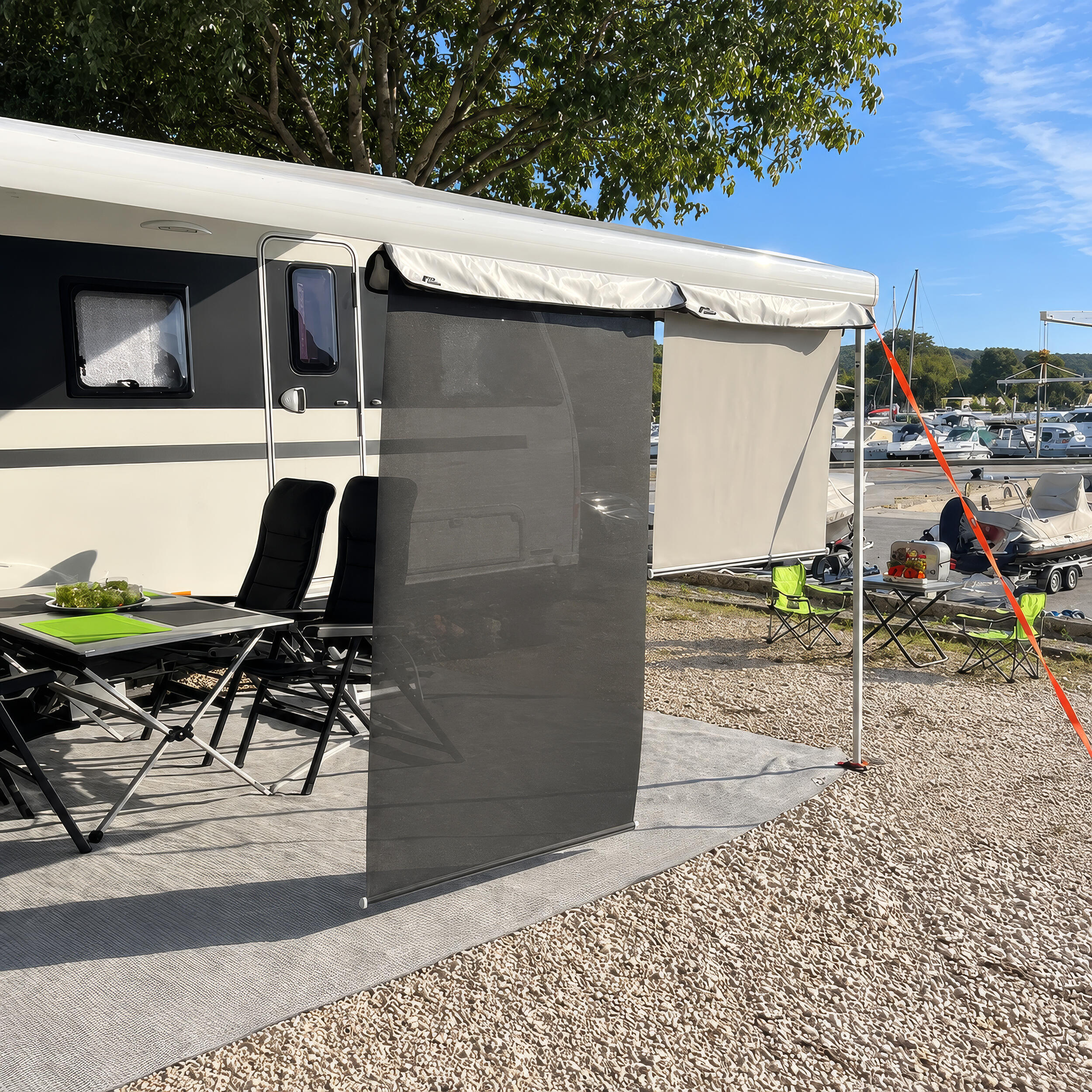 SunBreak – Pare-Soleil Modulable pour Rail de Store