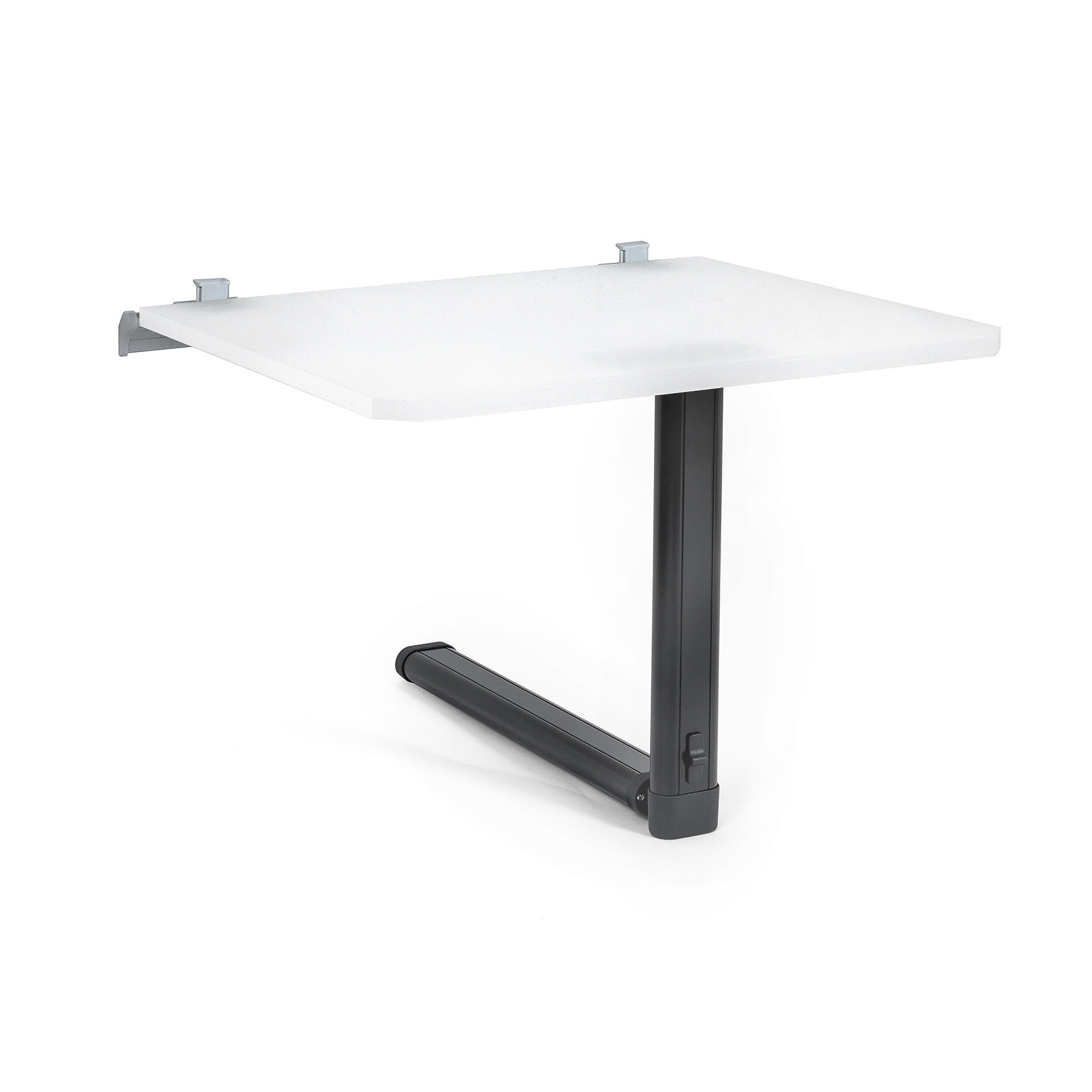 Pied de table ovale en aluminum pivotant par le millieu - 675mm